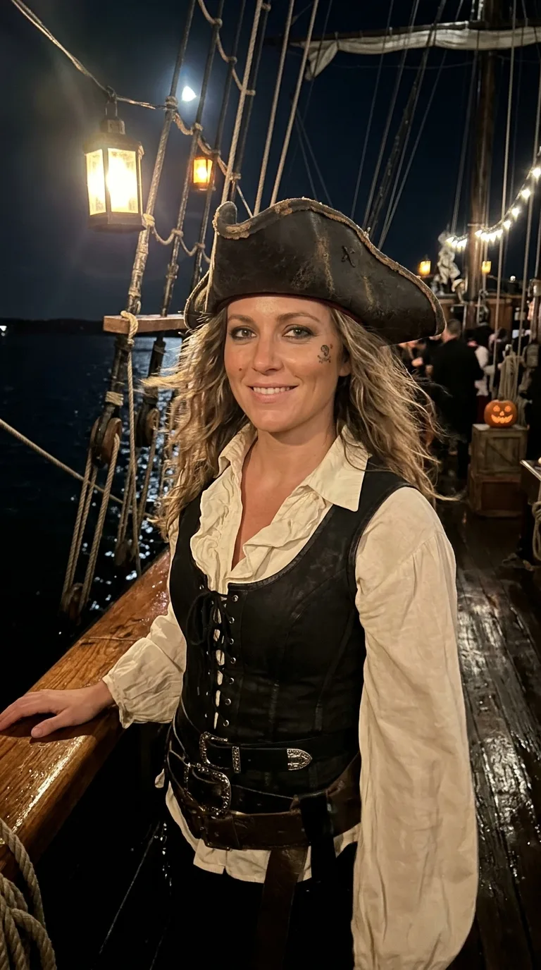 Realistic Pirate Captain Halloween Portrait