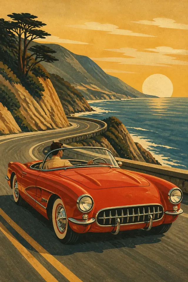 Retro Coastal Convertible Wall Art
