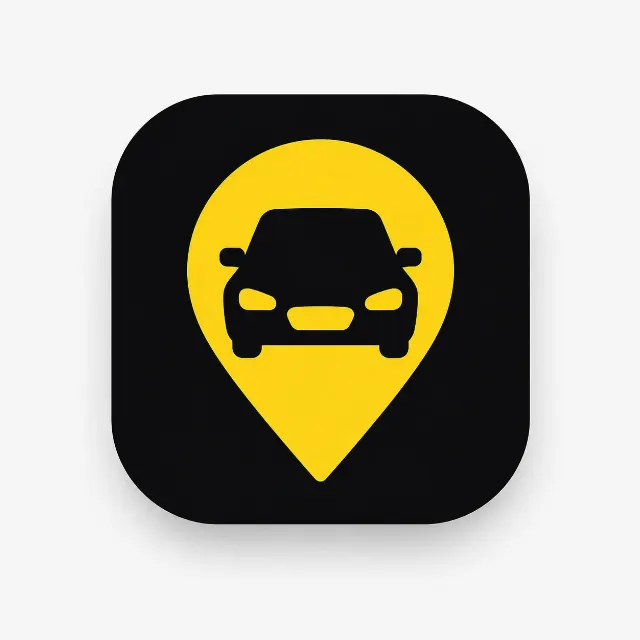 Ride Hailing Location Pin App Icon