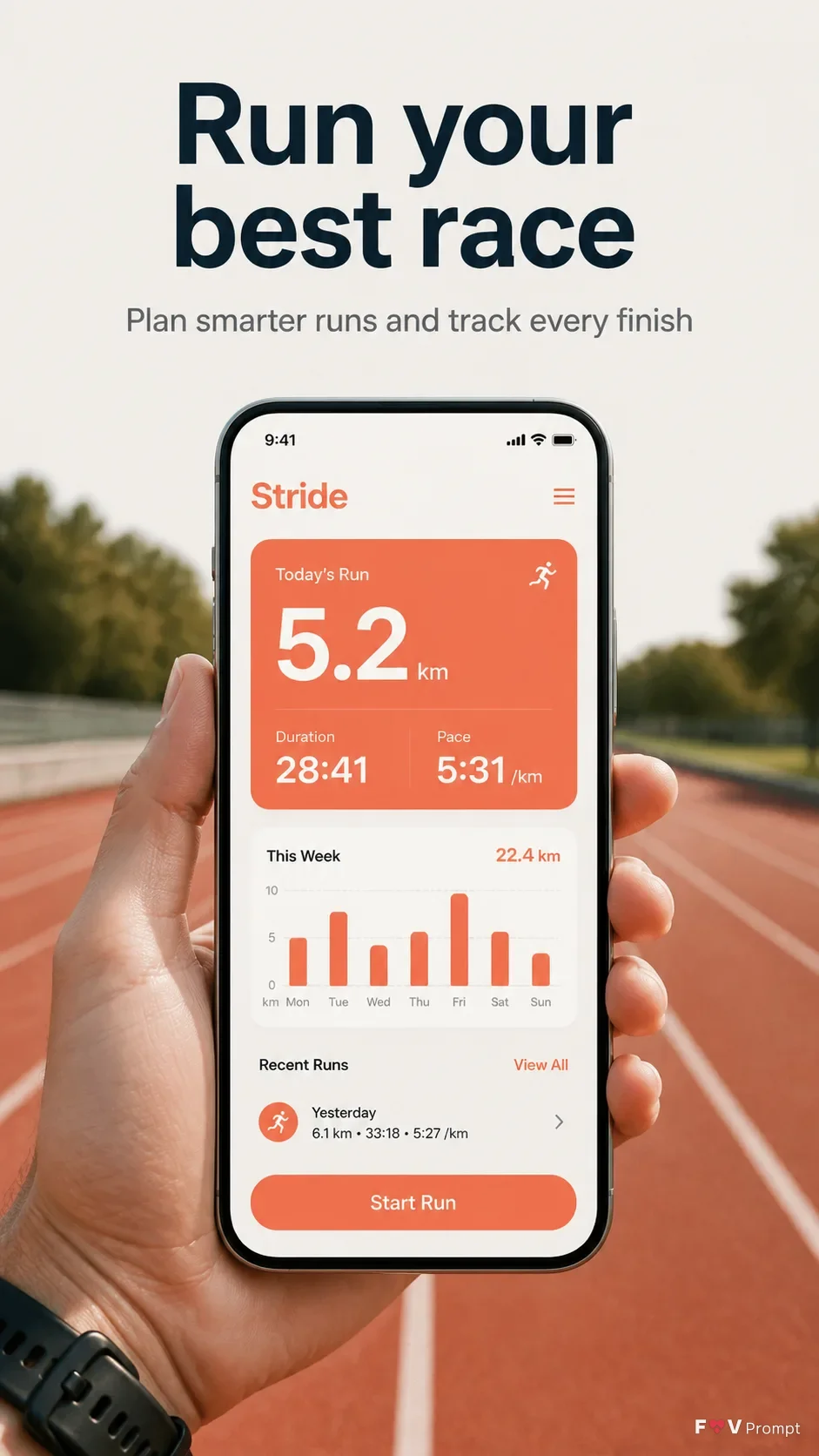 Running App Store Track Screenshot