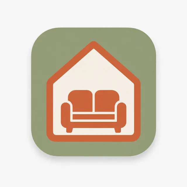 Sage Terracotta Interior Design App Icon