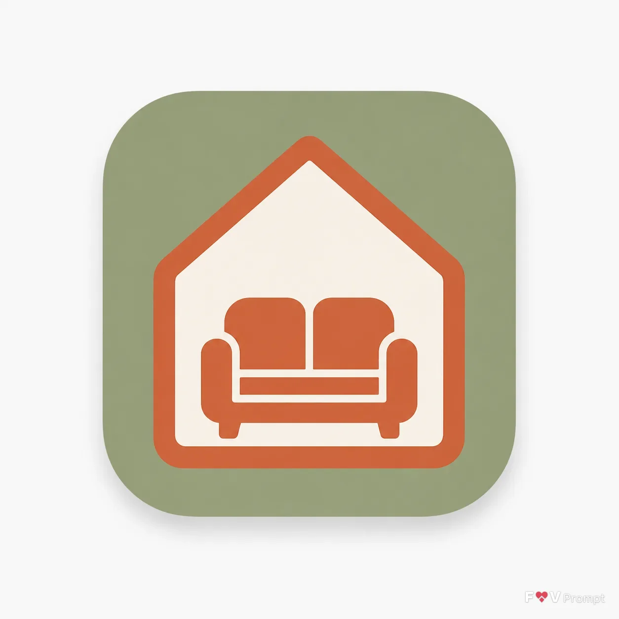 Sage Terracotta Interior Design App Icon