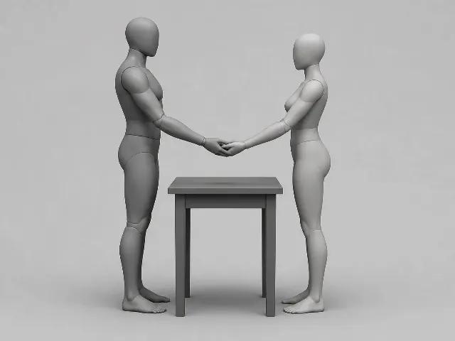Side View Hand-Holding Pose Reference