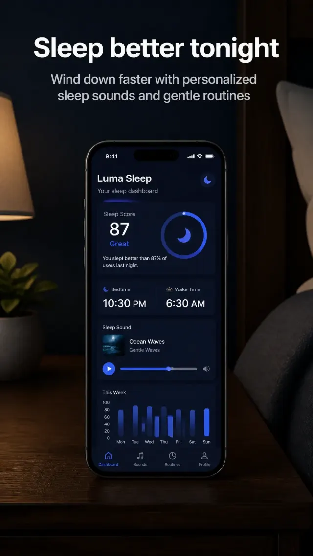 Sleep App Nightstand Store Screenshot