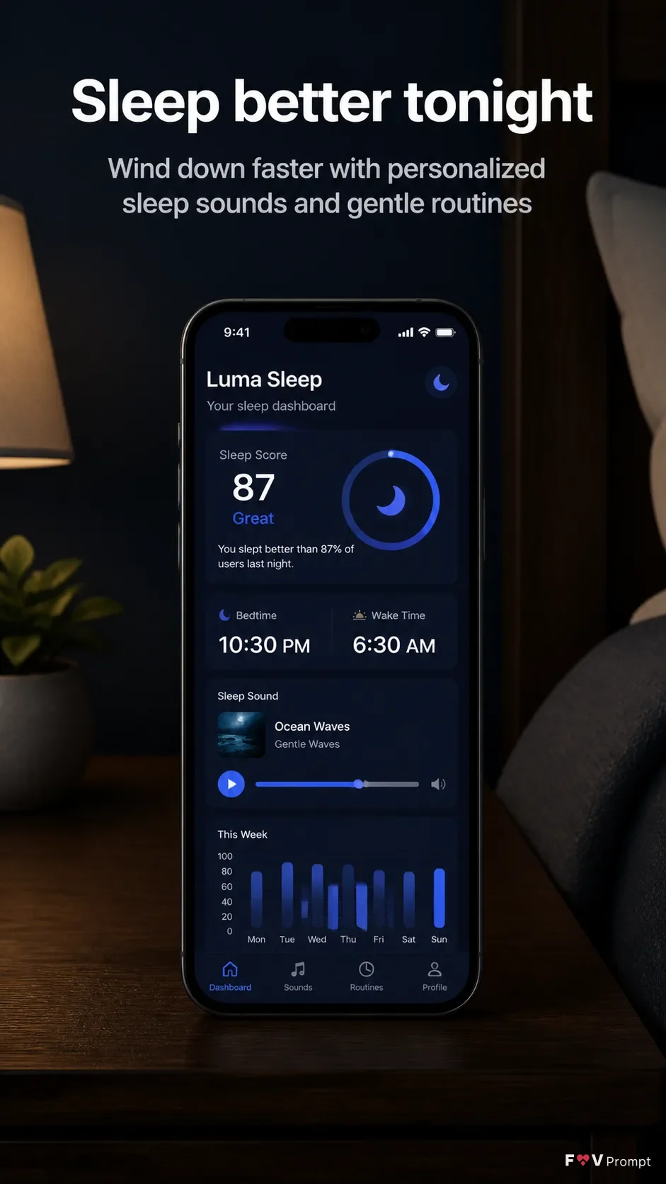 Sleep App Nightstand Store Screenshot