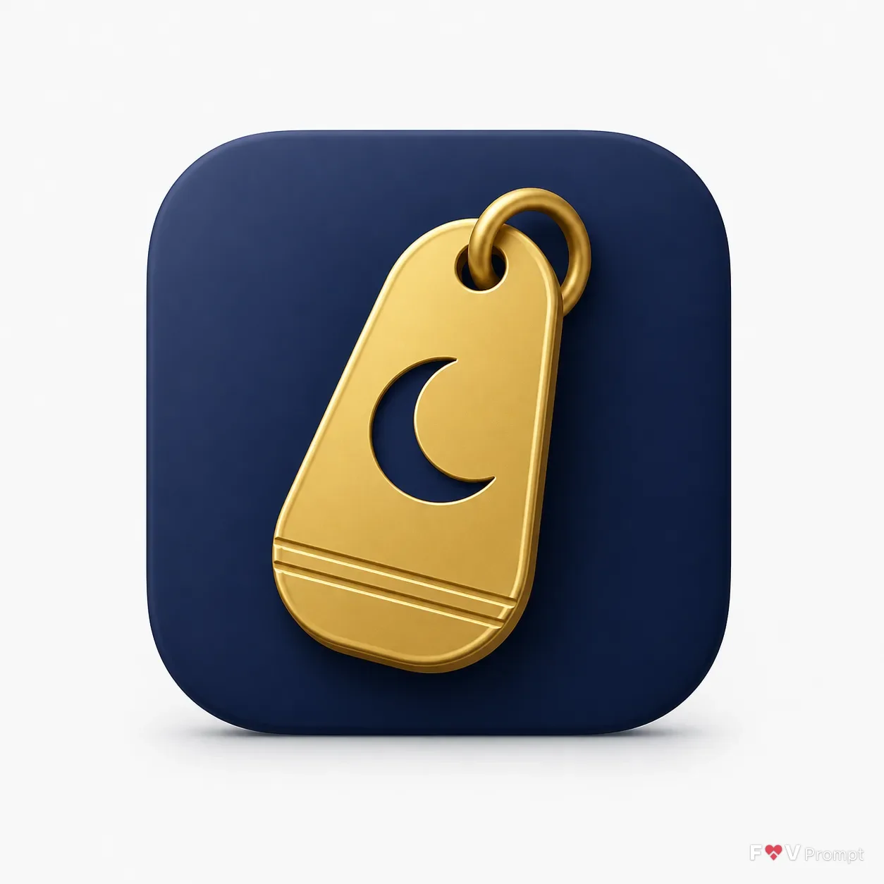 Soft 3D Hotel Booking App Icon