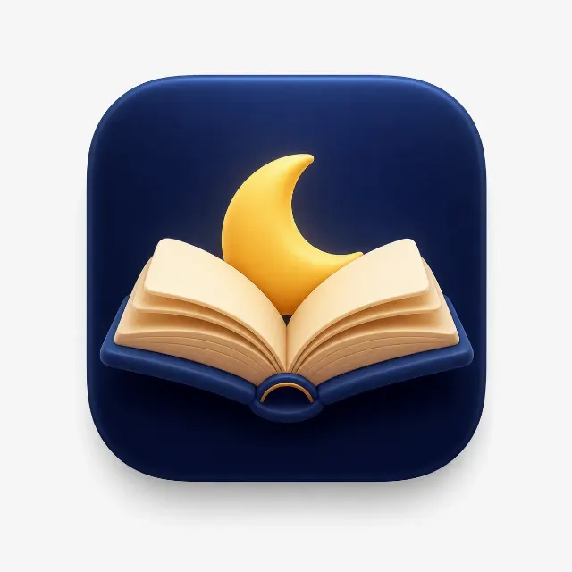 Soft 3D Kids Bedtime Stories Icon