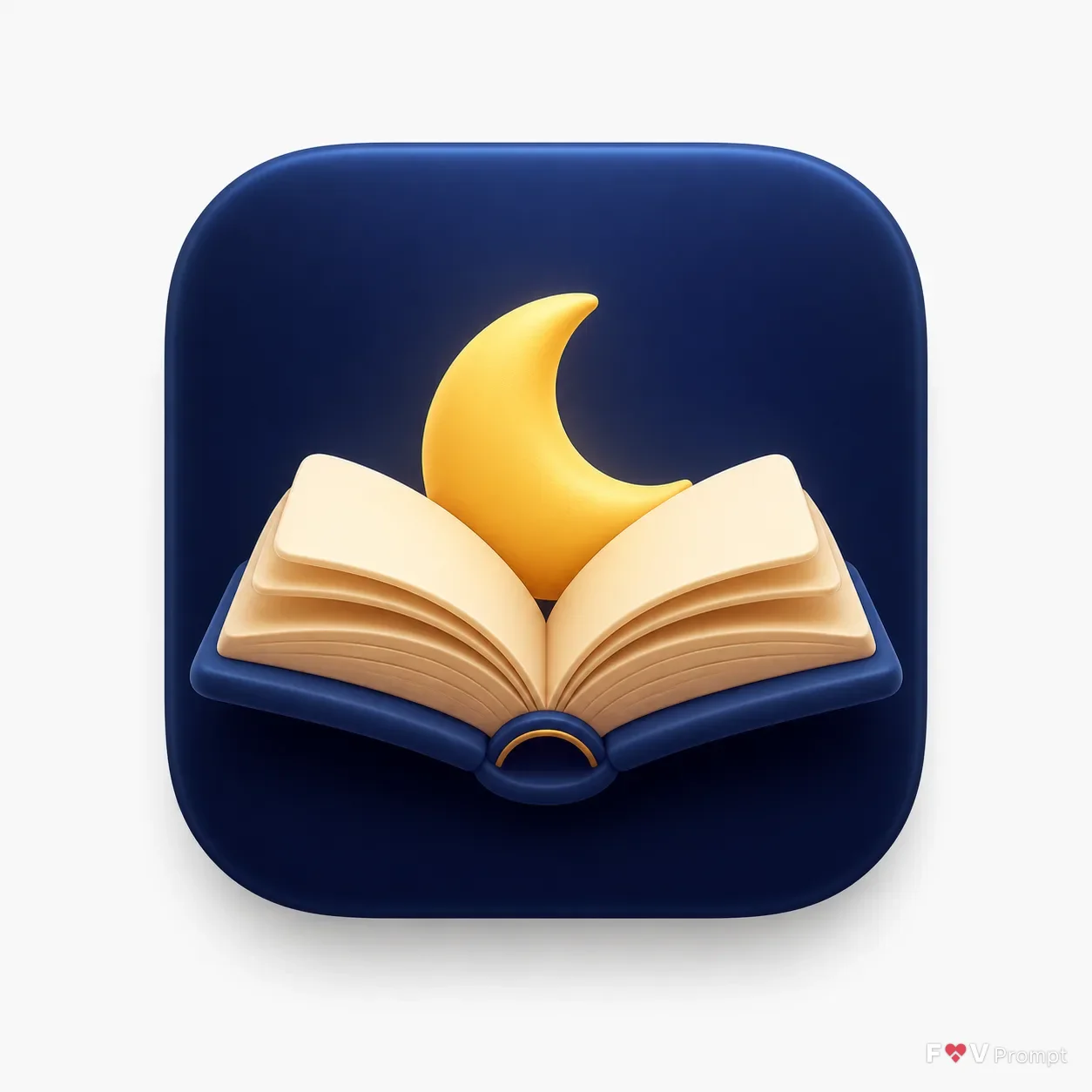 Soft 3D Kids Bedtime Stories Icon