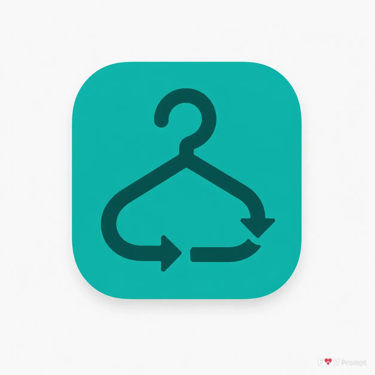 Teal Resale Marketplace App Icon