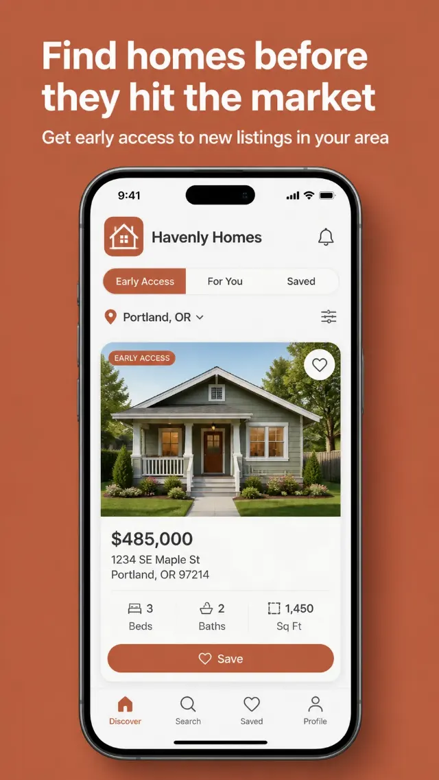 Terracotta Real Estate App Store Screenshot
