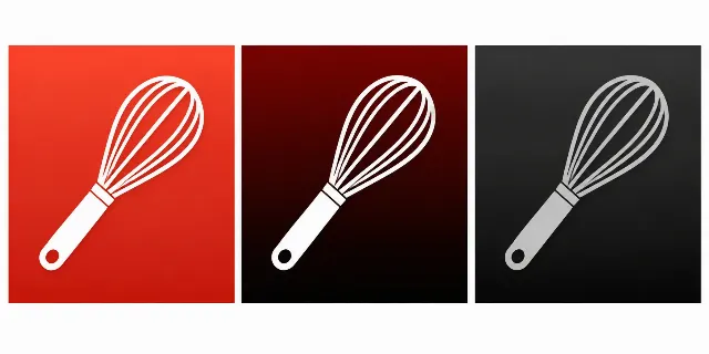 Tomato Red Recipe App Icon Set