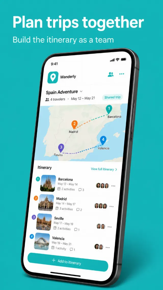 Travel App Trip Planning Store Screenshot