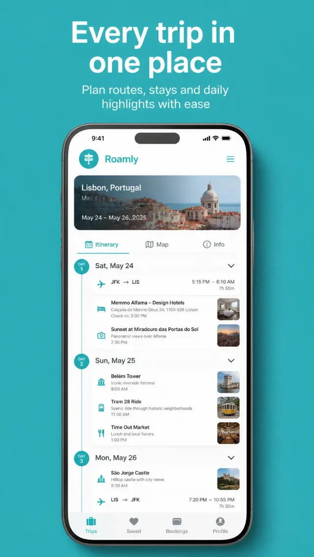 Travel Planner App Store Screenshot