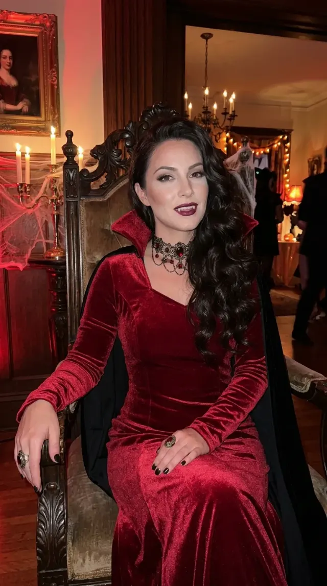 Vampire Queen Halloween Costume Portrait