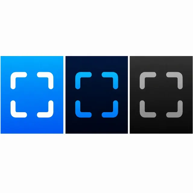 Vivid Blue QR Scanner App Icon