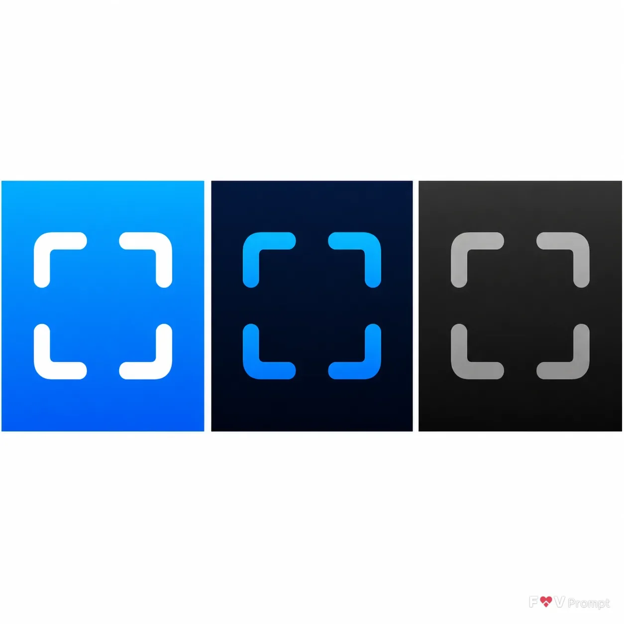 Vivid Blue QR Scanner App Icon