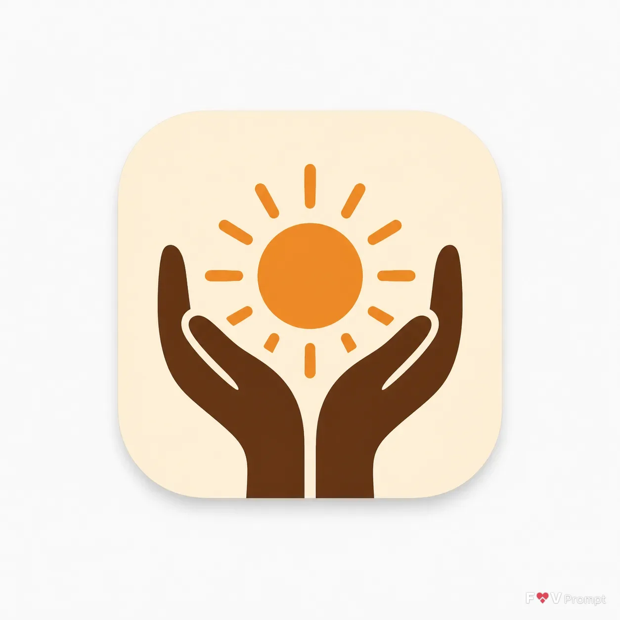 Warm Gratitude Journal App Icon